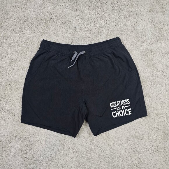 Burlebo Lined Shorts Size Small S Training Performance Greatness Is A Choice USA - Picture 1 of 6